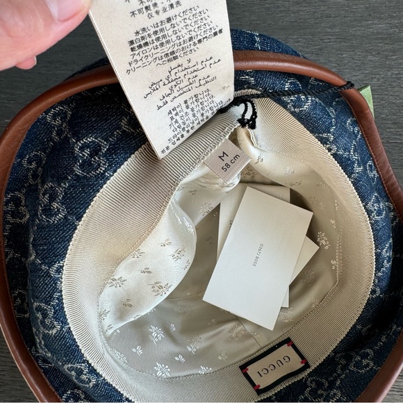 Gucci monogram denim hat - Picture 6 of 7